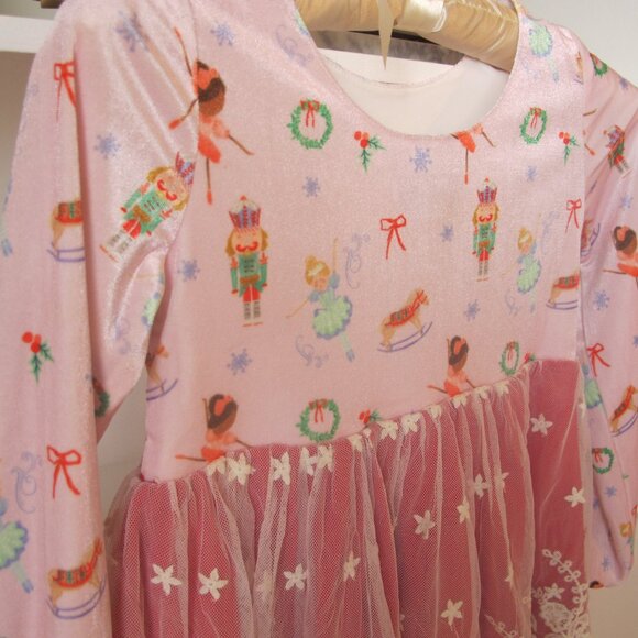 Love + Grow Girl's Nutcracker Holiday Christmas Dress Set Size 8Y EUC - Picture 5 of 11
